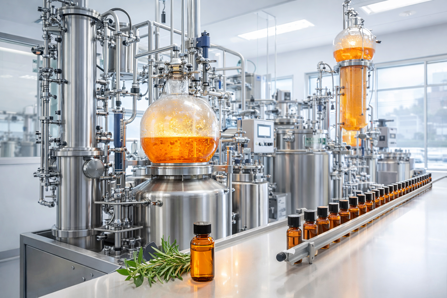 Laboratoire de distillation et de fabrication des huiles essentielles Rituel Sublingual